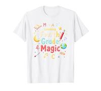 MAD Creating Fourth Grade Magic T-Shirt, Men, White, 6XL