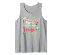MAD Creating Fourth Grade Magic Tank Top, Men, Heather Grey, XL