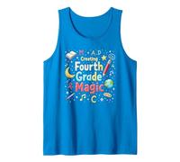 MAD Creating Fourth Grade Magic Tank Top, Men, Sapphire, XXL