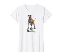 Mad Dog T-Shirt, Women, White, 3X-Large