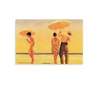 Mad Dogs by Jack Vettriano Wall Art, Prints & Canvas Wall Art, Decorative Modern Home Print Picture Artworks, 20x30inch(50x75cm)