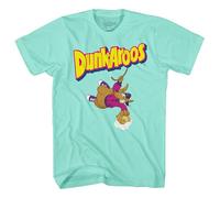 Mad Engine Mens Dunkaroos Dipping Snack Shirt - Deliciously Dunkable Cookies and Frosting Dunkin' Daredevil Graphic T-Shirt, Celadon, Medium