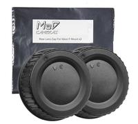 MaD F Mount 2x Rear Lens Cap for Nikon D3500 D3400 D3300 D3200 D5000 D5100 D5200 D5300 D5500 D5600 D7000 D7100 D7200 D7500 D850 D800 D810 D780 D750 D610 D500 D600 D5 D4 D3 and More