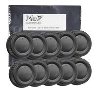 MaD F Mount Body Cap Cover & Rear Lens Cap for Nikon D3500 D3400 D3300 D3200 D5000 D5100 D5200 D5300 D5500 D5600 D7000 D7100 D7200 D7500 D850 D800 D810 D780 D750 D610 D500 D600 D5 D4 D3 and More