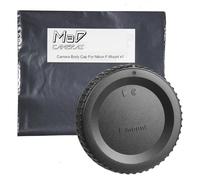 MaD F Mount Body Cap Cover & Rear Lens Cap for Nikon D3500 D3400 D3300 D3200 D5000 D5100 D5200 D5300 D5500 D5600 D7000 D7100 D7200 D7500 D850 D800 D810 D780 D750 D610 D500 D600 D5 D4 D3 and More