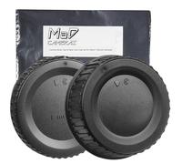 MaD F Mount Body Cap Cover & Rear Lens Cap for Nikon D3500 D3400 D3300 D3200 D5000 D5100 D5200 D5300 D5500 D5600 D7000 D7100 D7200 D7500 D850 D800 D810 D780 D750 D610 D500 D600 D5 D4 D3 and More
