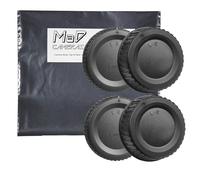 MaD F Mount Body Cap Cover & Rear Lens Cap for Nikon D3500 D3400 D3300 D3200 D5000 D5100 D5200 D5300 D5500 D5600 D7000 D7100 D7200 D7500 D850 D800 D810 D780 D750 D610 D500 D600 D5 D4 D3 and More