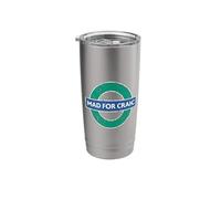 Mad for Craic - Distressed Effect Stainless Steel Insulated Tumbler