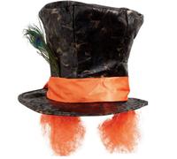 Mad Hatter Hat Alice Fairytale Book Day Fancy Dress Hat Mens Ladies Top Hat