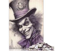 Mad Hatter Sketch Art 500 Piece Jigsaw Puzzles for Adults Jigsaw Puzzle 500 Pieces Jigsaws Adults Puzzles Gifts 500pcs (52x38cm)