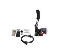 MAD HORNETS 14Bit PS4/PS5 USB3.0 SIM Handbrake for Racing Games Steering Wheel Stand Thrustmaster T300RS Black+Clamp Kits