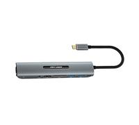 MAD HORNETS 8 in 1 USB C Hub 1000M Gigabit Ethernet PD 85W for M-ac-book Pro USB C Devices