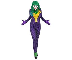 Mad Joker Women's Costume Jacket Vest Trousers Blouse Gloves Size: L