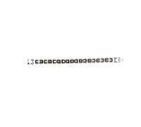 Mad Man 33126 Motorcycle Bike Chain One Size Fits Most, Silver & Black Durable Stainless Steel Mens' Jewelry Everyday Link Bracelet, Bronze Cross