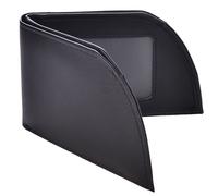 Mad Man Black Leather Front Pocket Wallet