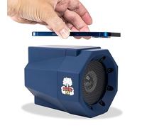 Mad Man Phone Volume Amplifier Sound Booster - No Bluetooth or Cables, Set Smartphone on Speaker to Amplify Audio, Universally Compatible, Works with Speakerphone, Perfect for Seniors (Navy)