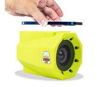 Mad Man Phone Volume Amplifier Sound Booster - No Bluetooth or Cables, Set Smartphone on Speaker to Amplify Audio, Universally Compatible, Works with Speakerphone, Perfect for Seniors (Lime)