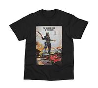 Mad Max Movie Poster Inspired DTG Printed T-Shirt (Black, Medium)