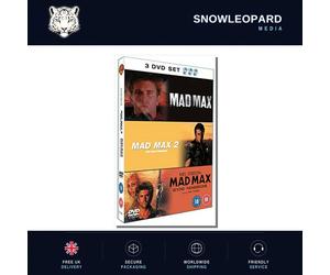 MAD MAX TRILOGY DVD COMPLETE COLLECTION ALL MOVIE 1 2 3 Original UK Release R2