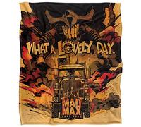 Mad Max What A Lovely Day Silky Touch Super Soft Throw Blanket 152 X 127 cm, White