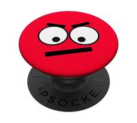 Mad Mean Unhappy Sad Angry Funny Mood Pessimist Face PopSockets Adhesive PopGrip