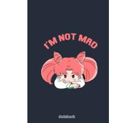 Mad Mini Moon Notebook: Journal, 6x9 120 Pages, Lined College Ruled Paper, Planner, Matte Finish Cover, Diary