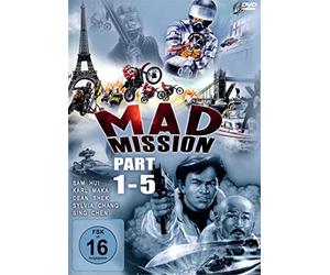 MAD MISSION Part 1 - 5: Alle Teile des asiatischen Action Klassikers mit Sam Hui und Karl Maka - Die beliebte Hong Kong Eastern Reihe