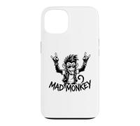 Mad Monkey Punk Rock Graphic Rebel Cartoon Case for iPhone 13