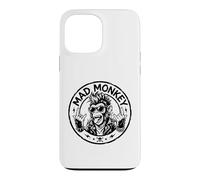 Mad Monkey Punk Rock Graphic Rebel Cartoon Case for iPhone 13 Pro Max