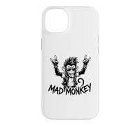 Mad Monkey Punk Rock Graphic Rebel Cartoon Case for iPhone 14 Plus
