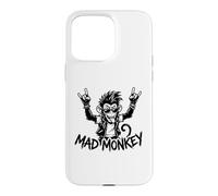 Mad Monkey Punk Rock Graphic Rebel Cartoon Case for iPhone 15 Pro Max