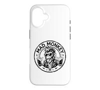 Mad Monkey Punk Rock Graphic Rebel Cartoon Case for iPhone 16