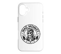 Mad Monkey Punk Rock Graphic Rebel Cartoon Case for iPhone 16 Plus