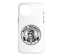 Mad Monkey Punk Rock Graphic Rebel Cartoon Case for iPhone 16 Pro Max