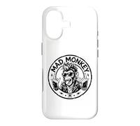 Mad Monkey Punk Rock Graphic Rebel Cartoon Case for iPhone 17