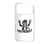 Mad Monkey Punk Rock Graphic Rebel Cartoon Case for iPhone 17 Pro