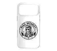 Mad Monkey Punk Rock Graphic Rebel Cartoon Case for iPhone 17 Pro Max