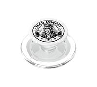 Mad Monkey Punk Rock Graphic Rebel Cartoon PopSockets PopGrip for MagSafe