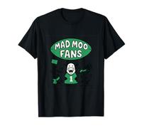 Mad Moo Fans Football Field Funnies Cows T-Shirt