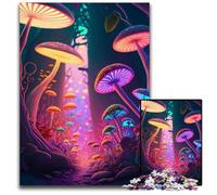Mad Mushrooms JigsawPuzzle 1000 Pieces for Adults cardboard Puzzles Creative Family Game & Home Decor, for Teenagers 26X38CM/10.23x14.96inch