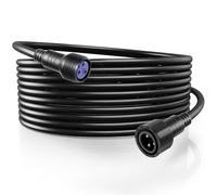 MAD OWL Waterproof DMX Power Cable, 3 Pin Waterproof Connector Power Extension Cable, 5m 16.4ft IP65 Par Light Outdoor Power Cord for Powercon Connector Output Hand in Hand Stage Lights