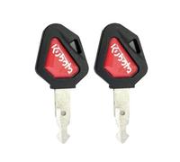 Mad Paints 2Pcs for Kubota Master Plant Ignition Switch Key for Excavators Diggers Dumper, Orange