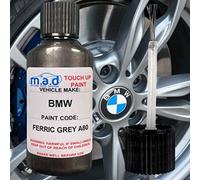 MAD PAINTS TOUCH UP PAINT COMPATIBLE WITH BMW FERRIC GREY A80 ALLOY WHEEL 30ML CURB SCRATCH M SPORT