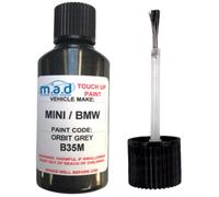 MAD PAINTS TOUCH UP PAINT COMPATIBLE WITH BMW ORBIT GREY B35M ALLOY WHEEL 30ML CURB SCRATCH M SPORT