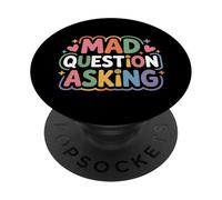 Mad Question Asking Curious Introvert Smart Sarcasm - PopSockets Adhesive PopGrip
