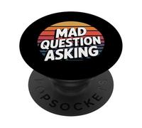 Mad Question Asking Curious Introvert Smart Sarcasm |- PopSockets Adhesive PopGrip