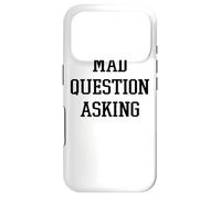 Mad Question Asking Funny Inquisitive Curiosity Case for iPhone 17 Pro