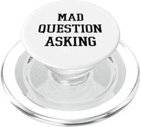 Mad Question Asking Funny Inquisitive Curiosity PopSockets PopGrip for MagSafe