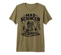 Mad Sciencer Funny Science Nerd Humor Premium T-Shirt