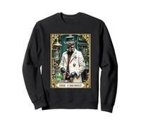 Mad Scientist Chemist In White Labcoat Costume Tarot Card Sweatshirt